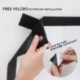 Pantalla Proyector Enrollable, NIERBO Pantalla de Proyección 100" PVC Antiarrugas Blanco para Cine en casa Full HD 3D Proyect