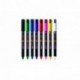 Posca 153544841 - Pack de 8 rotuladores de pintura al agua, multicolor