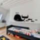 Vinilo decorativo Pegatina de pared Adhesiva Ballena Pizarra para dormitorios Infantiles, salas de juego, guarderías...Pegati