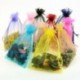 QLOUNI 100 Bolsitas de Organza Regalo Ideal para Decoración de la Boda,Dulces,Regalo,etc 10 * 15cm 