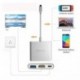 TUTUO Nintendo Switch Dock USB Tipo C a HDMI Adaptador USB Hub Convertidor Cable USB 3.0 y USB C PD Power Delivery Hub para