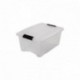 Iris Ohyama, Set – 3 Cajas de almacenaje apilables – New Top Box – ntb-15, Transparente, 15 L, 39,5 x 29 x 18,6 cm, plástico,