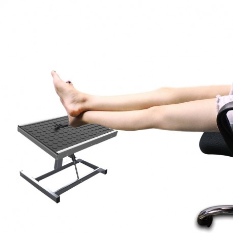 Annstory - Reposapiés de altura ajustable, ergonómico, cómodo, reposapiés para oficina en casa