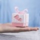 Cajas de Boda Regalo – Meersee 100 Cajas de Bautizo Caramelo Cumpleaños Dulces Bombones Regalos Detalles con Cintas para Invi