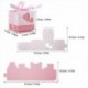 Cajas de Boda Regalo – Meersee 100 Cajas de Bautizo Caramelo Cumpleaños Dulces Bombones Regalos Detalles con Cintas para Invi