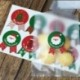 Espeedy Navidad Pegatinas,80pcs Navidad Etiqueta de Papel Adhesivo Regalo Paquete Sellado Pegatinas para Galletas Dulces nuec