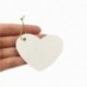 LAAT 100pcs Etiquetas de Papel de corazón Kraft para Tarjetas de Regalo de Boda Etiqueta de Regalo no Incluye cordón 