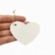 LAAT 100pcs Etiquetas de Papel de corazón Kraft para Tarjetas de Regalo de Boda Etiqueta de Regalo no Incluye cordón 