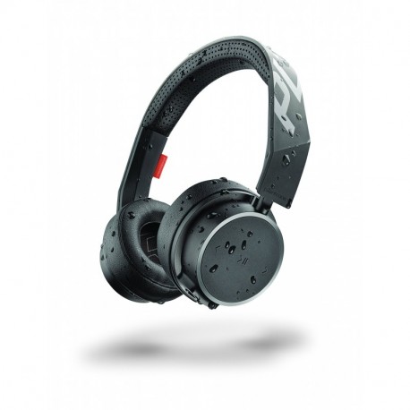 Plantronics BackBeat FIT 505 - Auriculares Inalámbrico y alámbrico, Diadema, Binaural, Circumaural, 50-20000 Hz, Negro 