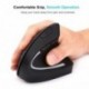 Ratón inalámbrico ergonómico,MoKo Ratones ópticos verticales universales portátiles con 3 Niveles ajustables 800/1200/1600DPI