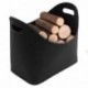  Black - Storage Basket, Essort Felt Storage Baskets,Firewood Bag, Firewood basket, Garment Basket, Multi-function Foldable 