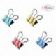 Clips de Papel, Clips de Pinzas Metálicas de Carpeta Clips Papel Binder Clips de Colores para Cerrar la Oficina de Bolsas de 