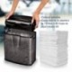 Fellowes M-7CM - Destructora trituradora de papel, 7 hojas, color Negro