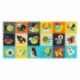 MQIAOHAM 18 piezas niños extra gruesas Puzzle tapete de juego con espuma de alta calidad Little Cutie EVA animal tapetes de a