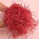 100 Gramos de Papel de Seda en Tiras Relleno de Embalaje de Regalo Rojo 