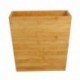 WoodLuv – Cesto papelera de bambú Slimline – Cubo de basura – fabricado en 100% ecológica Natural bambú