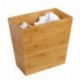 WoodLuv – Cesto papelera de bambú Slimline – Cubo de basura – fabricado en 100% ecológica Natural bambú