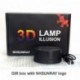 3D Lámpara de Escritorio Mesa 7 cambiar el color botón táctil de escritorio del USB LED lámpara de tabla ligera Decoración pa