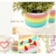 Topsky Washi cinta de carrocero Set, Rainbow Color cinta adhesiva de papel adhesivo de carrocero revistas Scrapbooking y manu