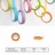 Topsky Washi cinta de carrocero Set, Rainbow Color cinta adhesiva de papel adhesivo de carrocero revistas Scrapbooking y manu