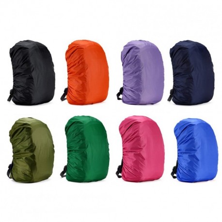 Rungao 35L Protector Cubierta de lluvia Impermeable para mochila, para caminar al aire libre, camping, negro