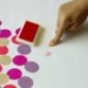 Colorido almohadilla de tinta DIY Craft de color almohadilla de tinta sello Scrapbooking dibujo decoración color al azar