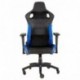 Corsair T1 Race Silla para Juegos, Polipiel, Azul, 58x58x134 cm