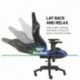 Corsair T1 Race Silla para Juegos, Polipiel, Azul, 58x58x134 cm