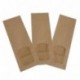 Unidades 50 bolsa de papel con ventana sobre estuche para llevar Alimentos Paper Bag