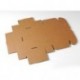 Caja rectangular automontable en cartón microcanal color kraft. La caja perfecta para tus envíos postales - S