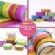 Washi Tape, Buluri 50 Rollos Cinta Adhesiva Washi Glitter Adhesivo de Cinta Decorativa para Scrapbooking DIY Crafts