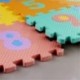 W-top 36 PCS Alfabeto Números Suave Alfombrilla de juego para niños, Actividad Puzzle Alfombras de juego Protección de piso -