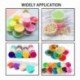 SWZY Slime Containers Box 24Pcs con tapas para pegamento/agua / cosmética/plastilina