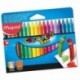 Maped recinto de 18 Carie a la cera varios colores vivos. – 146014