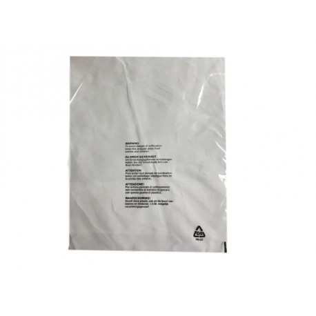  200 unidades 400 x 500 mm, 40 x 50 cm gran ropa ropa camiseta bolsas transparente protección pantalla 5 Idioma correo sacos