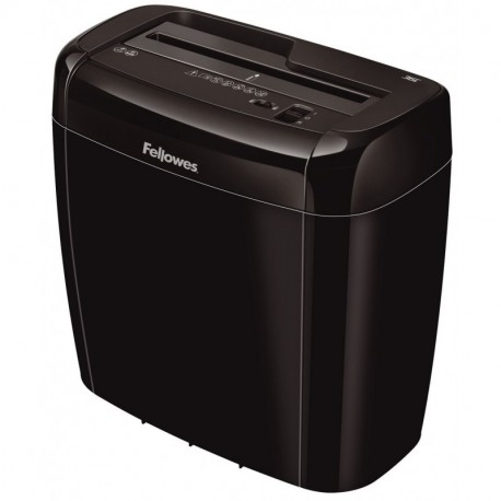 Fellowes 36C - Destructora trituradora de papel, 6 hojas, color Negro