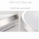 ZHMA 18W Blanco Caliente LED Plafón Lámpara De Techo Lámpara Iiluminación Interior, De Techo Pasillo Salón Cocina Dormitorio 