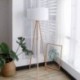 Tomons Lámpara de suelo Lámpara de Pie Lámpara vertical en madera con trípode removible para sala de estar, dormitorio, estud