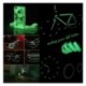 ARTGEAR Cinta Luminosa Glow in the Dark, Cinta Autoadhesiva Tape Fluorescente, Etiqueta de Seguridad, Cinta Impermeable para 