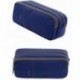 Estuche,Estuches Grandes con Dos Cremalleras Navy 