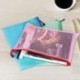 ZWOOS Carpeta A4 Carpetas Plastico Dossieres Carpeta Sobre con La Cremallera para Almacenamiento de Documentos 10 Unidades 