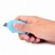 Tiptiper Mini Cutter, Plástico Shell + Blade, tamaño de bolsillo, auto-retráctil, ligero artesanal cuchillo herramienta de ma