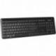 AmazonBasics - Pack de teclado y ratón inalámbricos, silenciosos y compactos, tipo QWERTY