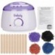 Calentador de Cera de la Aplicación Eléctrica Wolady Kit de Eliminación de Cera Caliente Depilatory Cera 500ml 4 Paquetes Gra