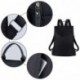 Mochila Mujer, Coofit Mochila Escolar Casual Multifunción Bolso Mochila Negro Actualizar Mochila Profundo negro 