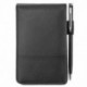 Agenda Commercial Bloc-notes Mémo A7 en cuir PU Journal de Poche Pratique Multi-fonction Portable avec Calculatrice et Stylo 