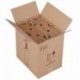 Propac z-vin2 caja de seguridad para envío de botellas, 23 x 13 x 36 cm, paquete de 10