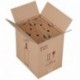 Propac z-vin2 caja de seguridad para envío de botellas, 23 x 13 x 36 cm, paquete de 10
