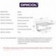 Gricol Portarrollo para Papel Higiénico, Autoadhesivo, Aluminio, Acabado Mate