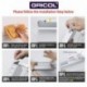 Gricol Portarrollo para Papel Higiénico, Autoadhesivo, Aluminio, Acabado Mate